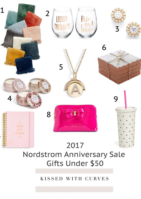 2017 Nordstrom Anniversary Sale - Gift Ideas Under $50 | @KissedWithCurves