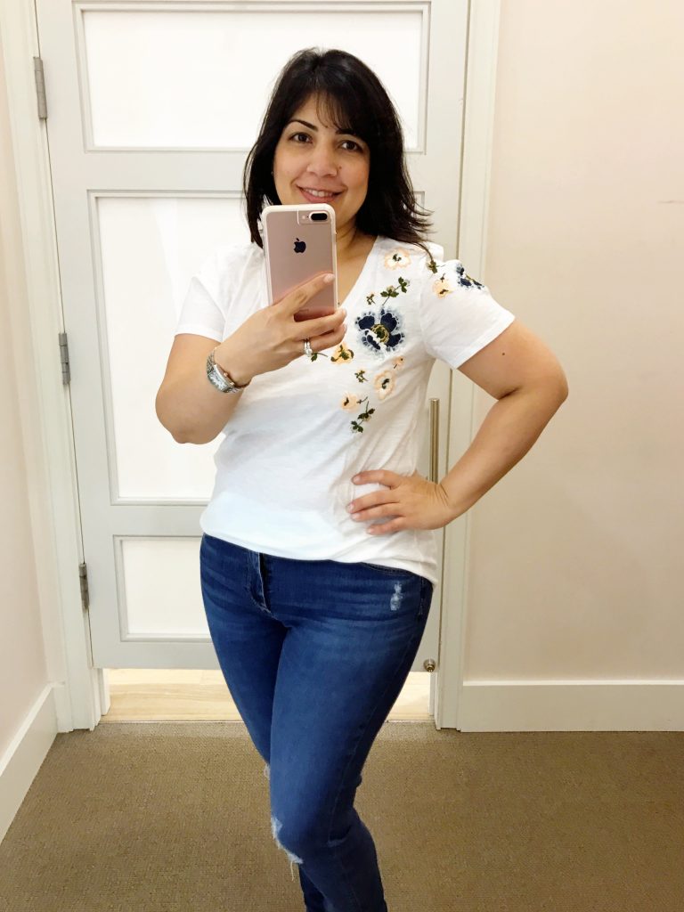 August 2017 LOFT Dressing Room Diaries | @KissedWith Curves