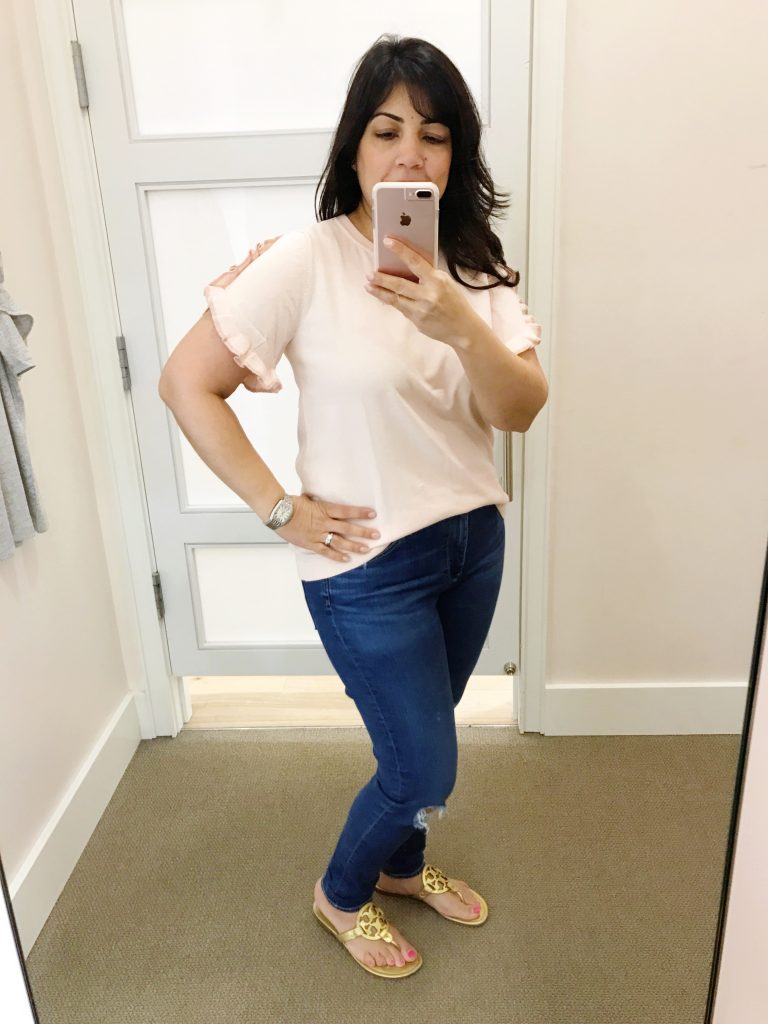 August 2017 LOFT Dressing Room Diaries | @KissedWith Curves