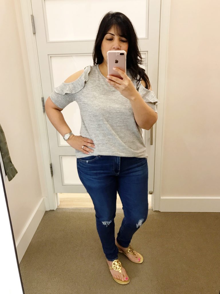 August 2017 LOFT Dressing Room Diaries | @KissedWith Curves