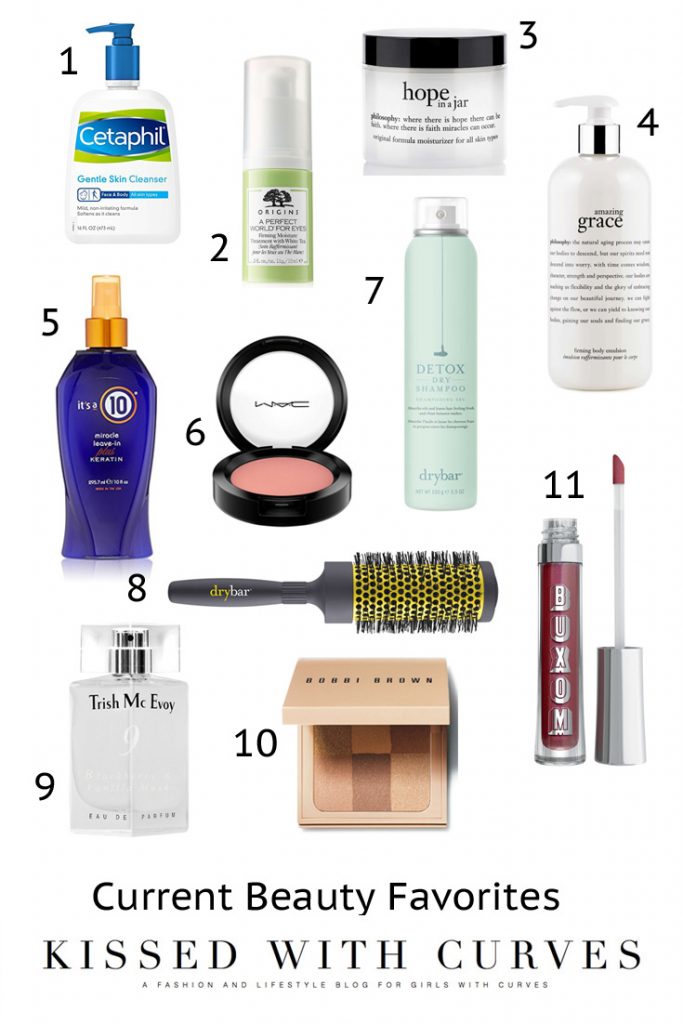 Current Beauty Favorites | Kissed With Curves
