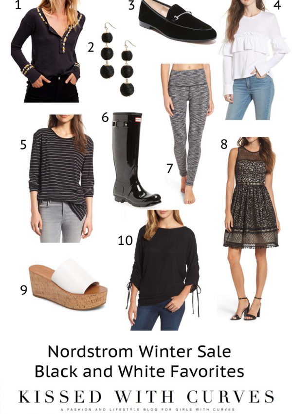 Nordstrom Winter Sale - Black and White Favorites | Kissed With Curves
