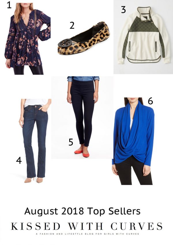 August 2018 Top Sellers | Kissed With Curves