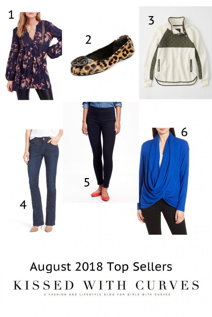 August 2018 Top Sellers | Kissed With Curves