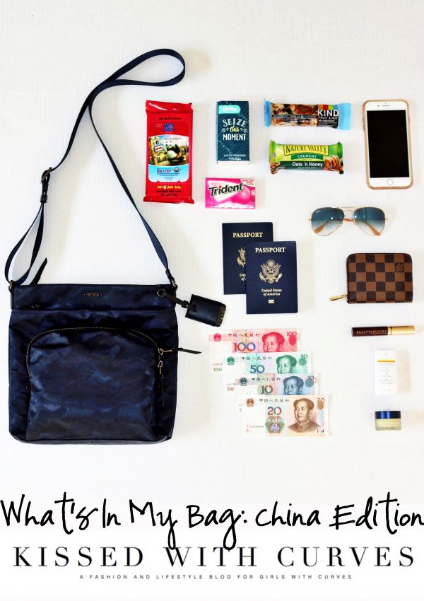 What's In My Bag: China Edition | Kissed With Curves