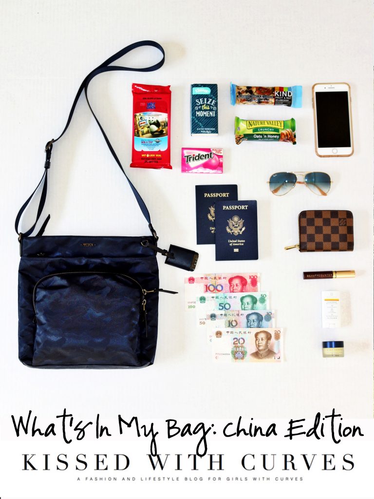 What's In My Bag: China Edition | Kissed With Curves