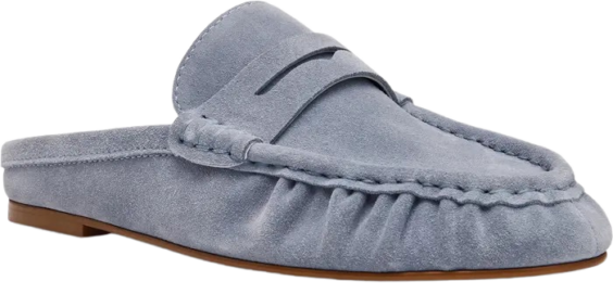 Steve Madden Rafe Loafer Mule Dusty Blue