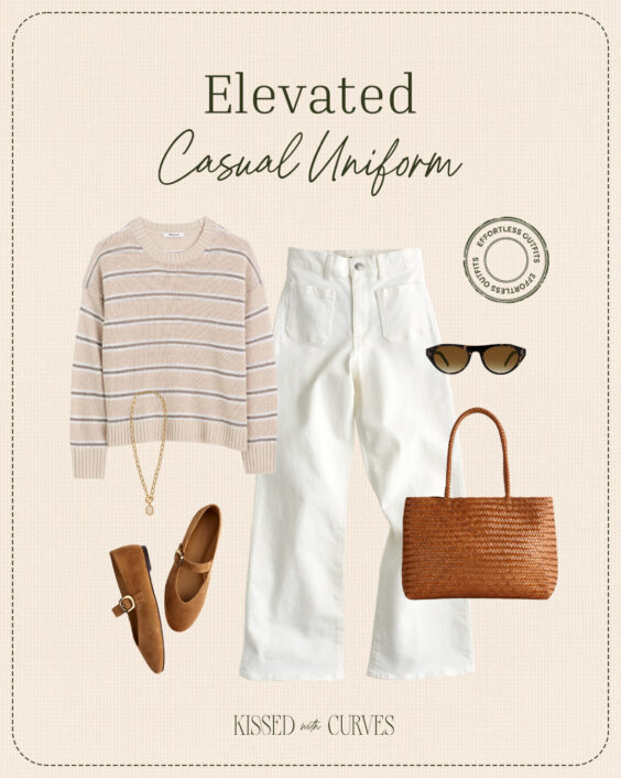 elevated casual uniform everyday outfit