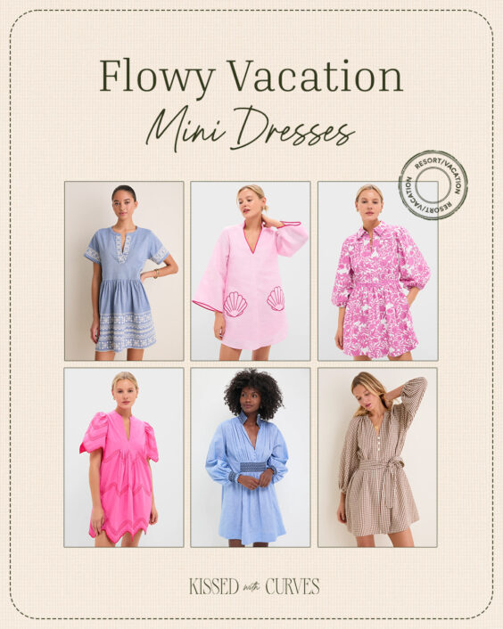 flowy vacation mini dresses