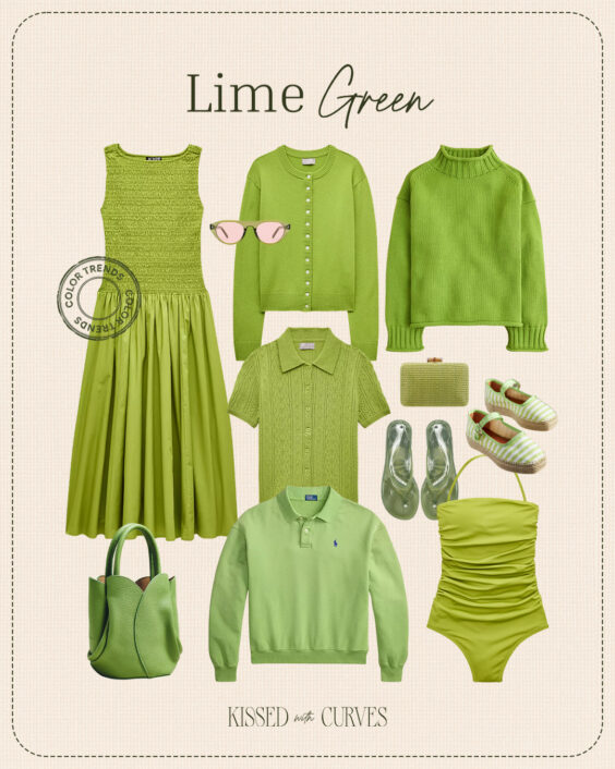 color trend lime green