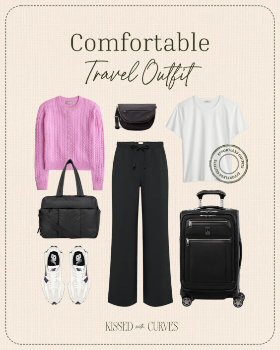 comfortable travel outfit airport outfit
