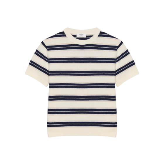 Aritzia Short Sleeve Cashmere Sweater