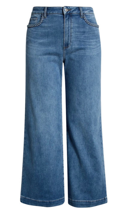 Paige Anessa Wide Leg Jeans